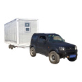 Prefabricated customized modular house 20ft Movable Container House tiny houses on trailer & wheels for sale